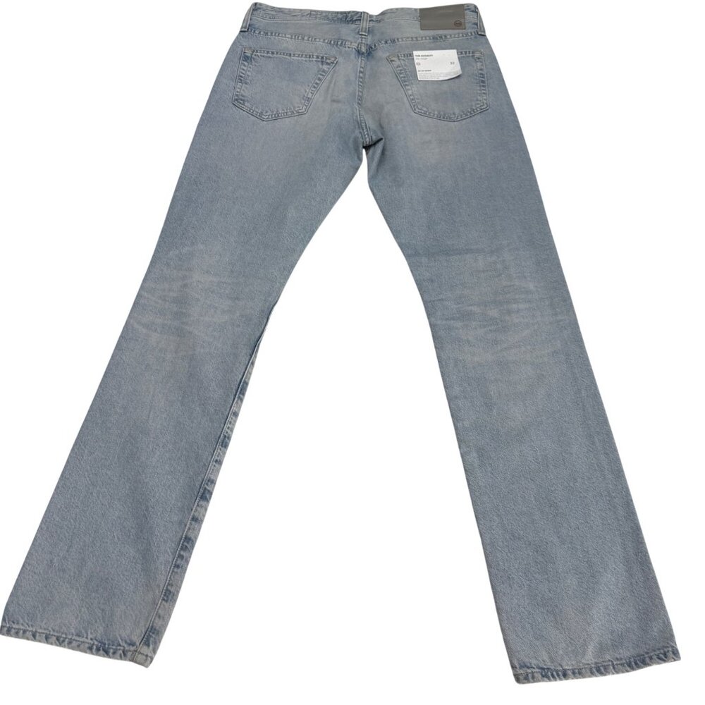 NEW AG Everett Slim Straight Jean Men's Light Blue Distressed Denim Pants, Sz 32 - Picture 2 of 11